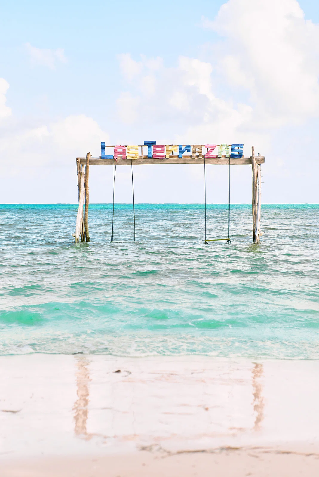 Sunset view from the dock at Las Terrazas Resort, Ambergris Caye